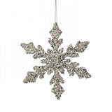 Sequin & Pearl Snowflake Ornament