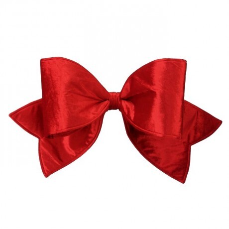 UV Protect Red Velvet Bow