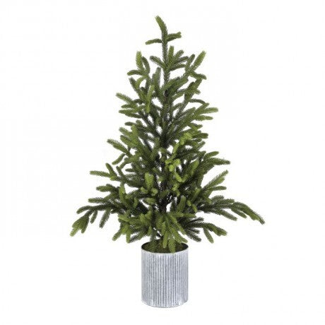 48" Potted Real Touch Norway Spruce Tree