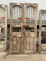 Vintage Iron Bar Door Panels