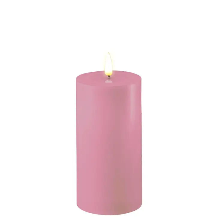 Deluxe Lavender LED Candle 3X6 Inch