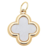 Outline Charm in Mother of Pearl: Clover