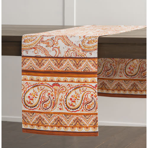 72" Palatial Paisley Double Sided Table Runner