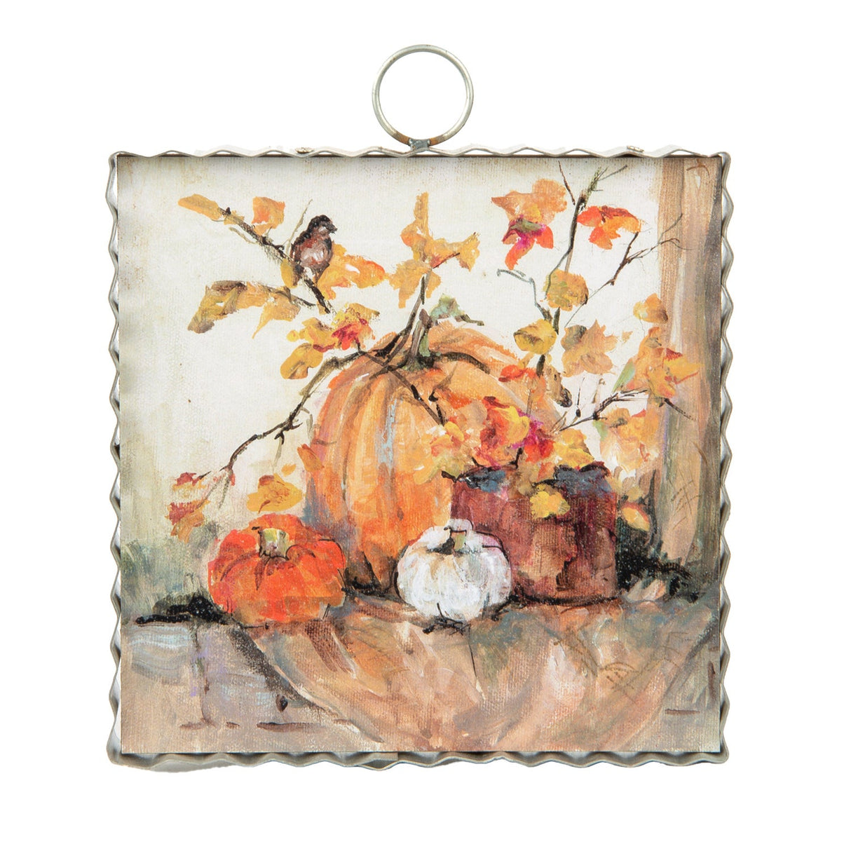 Pumpkin & Robins Mini Art