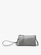 Riley Gunmetal Crossbody Purse