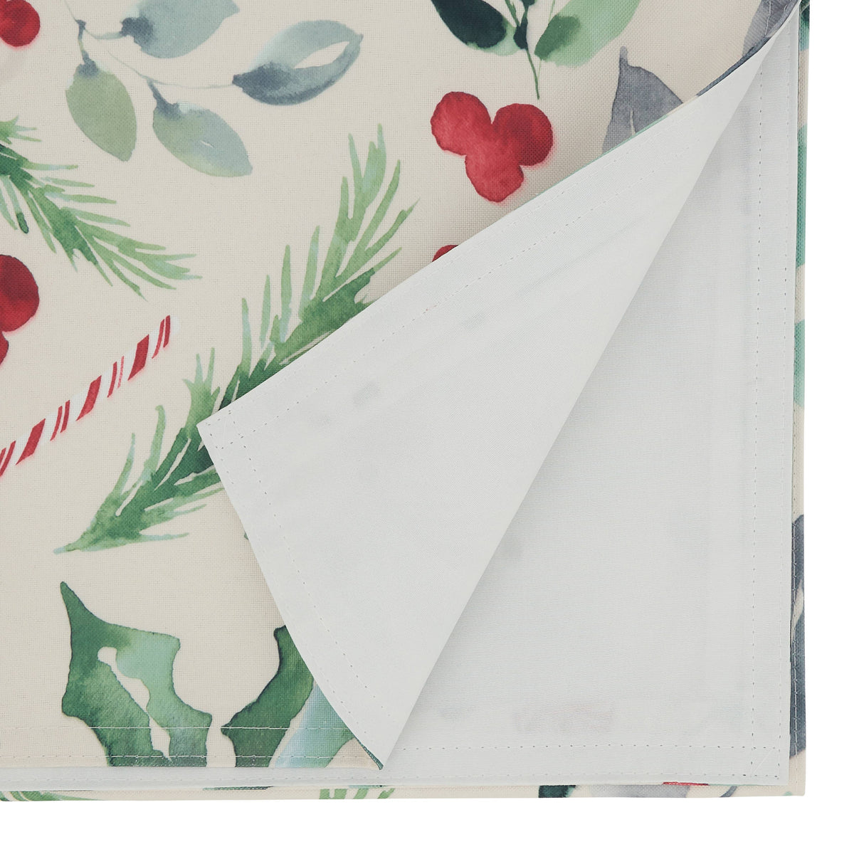 Christmas Candy Canes Table Runner
