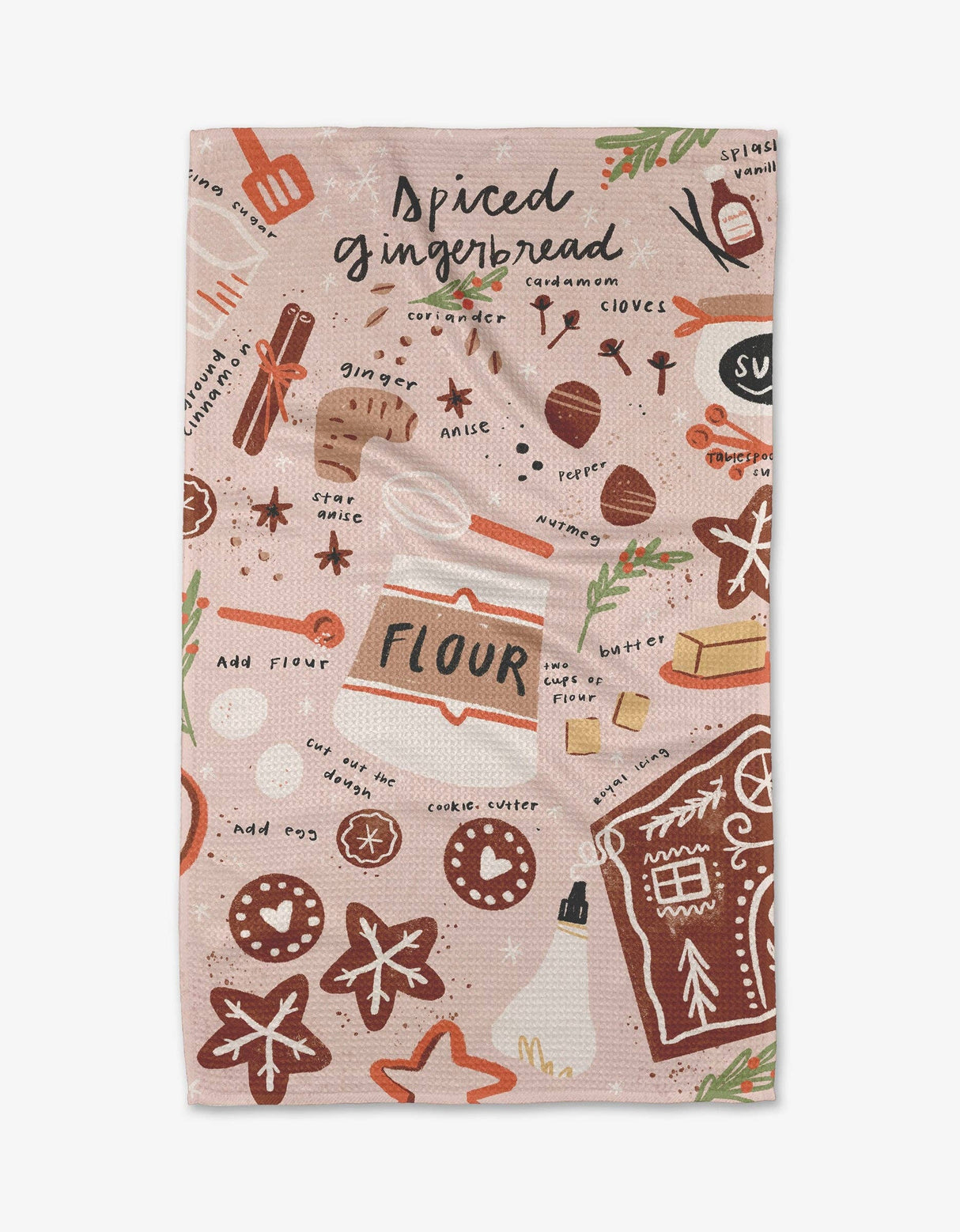 Spiced Gingerbread Tea Towel