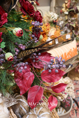 Autumn Salal Leaf Spray