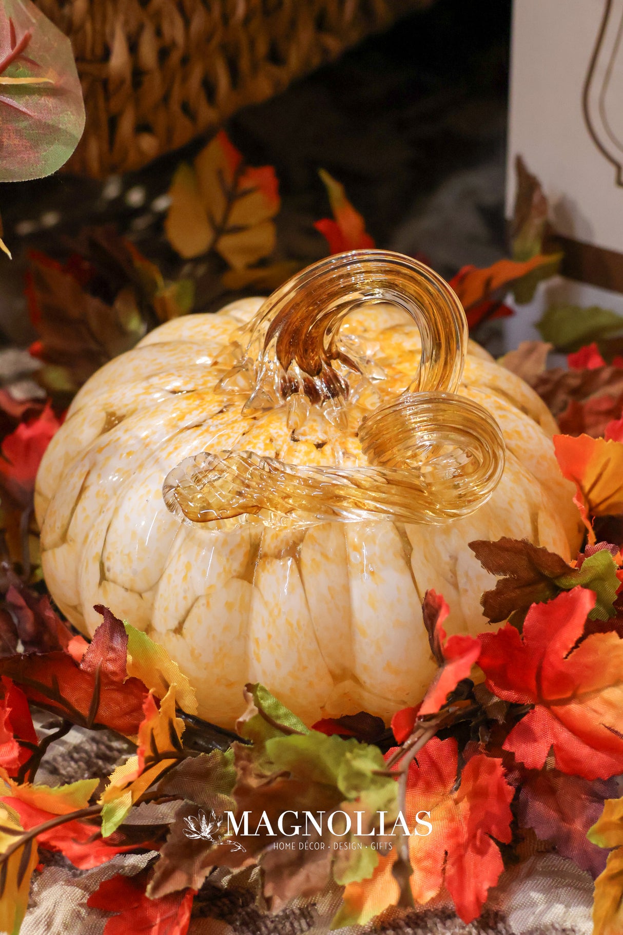 4" Arta Glass Pumpkin