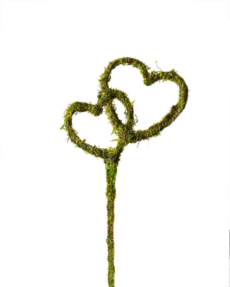 Heart Moss Pick Set of 3