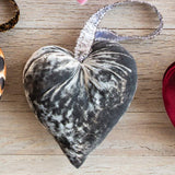 Luxe Platinum Handmade Velvet Heart