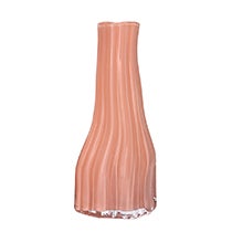 Soft Coral Thick Glass Vase