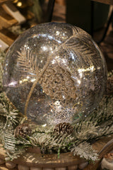 LED Pine Cone Globe Set of 2