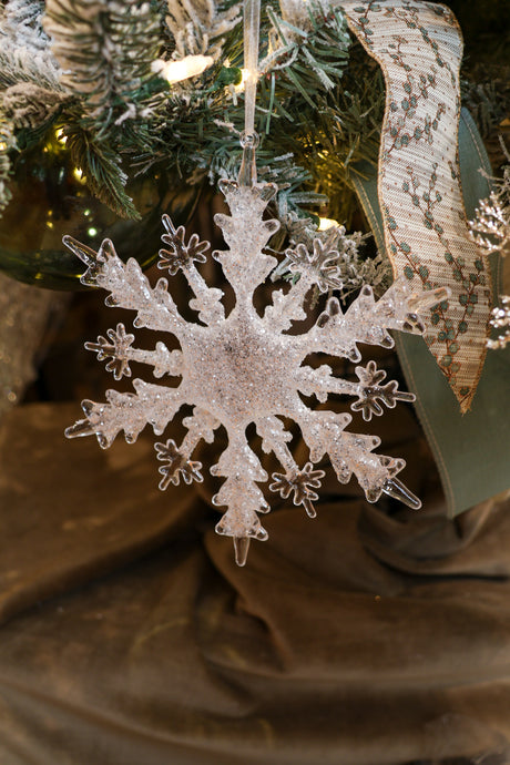 Acrylic Frost Snowflake Ornament