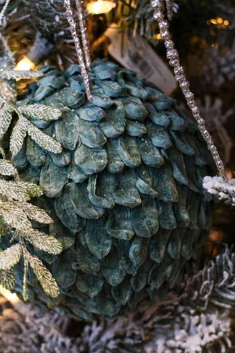 Blue Gray Paper Ornament