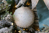 Snowball Beaded Ornament