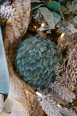 Blue Gray Paper Ornament