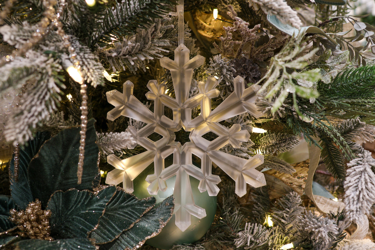 Chilly Day Snowflake Ornament