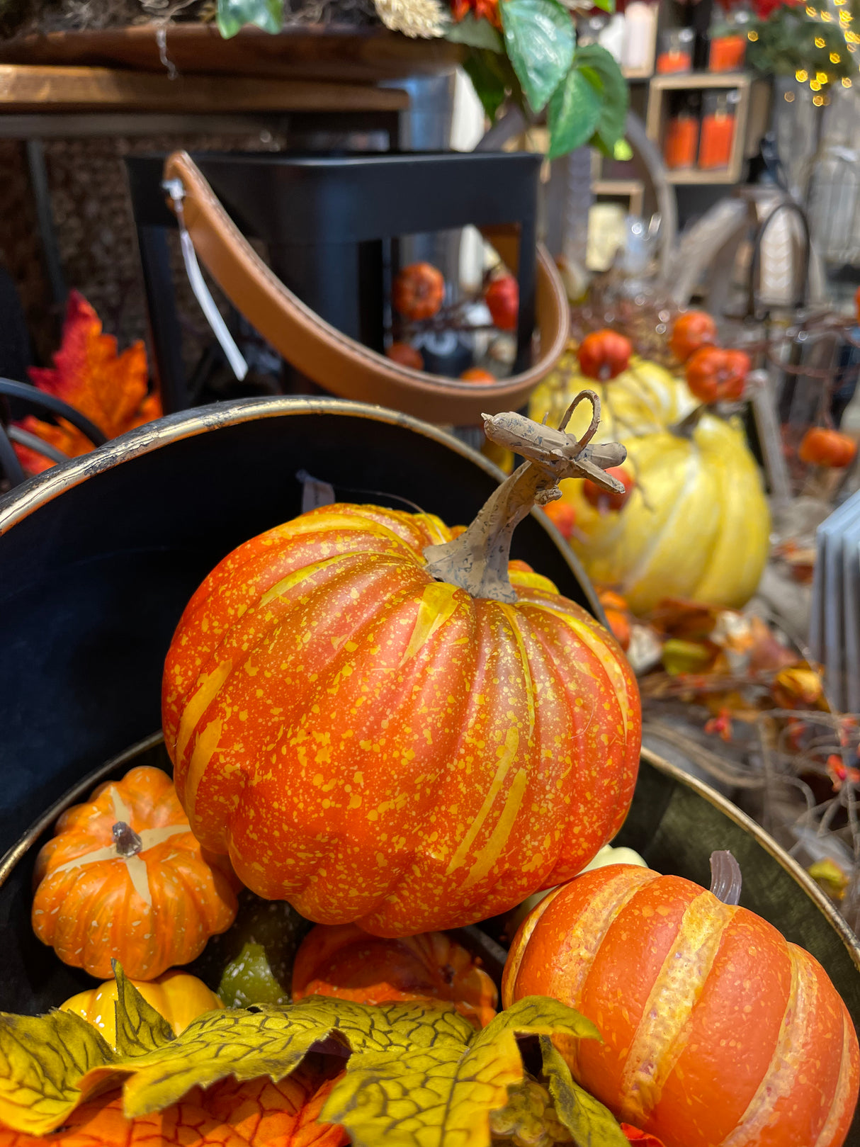 5" Harvest Vine Pumpkin