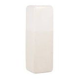 Ivory Grooved Square Vase