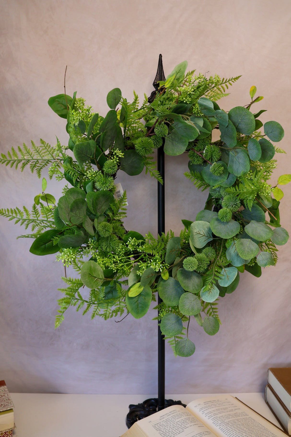 Mixed Fern Eucalyptus Wreath