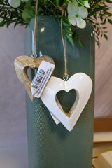 Enamel Cutout Heart Hanger -2 Sizes