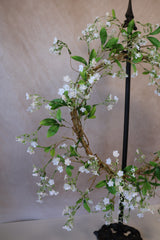 24" White Fairy Blossom Wreath