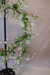 24" White Fairy Blossom Wreath