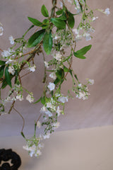 24" White Fairy Blossom Wreath