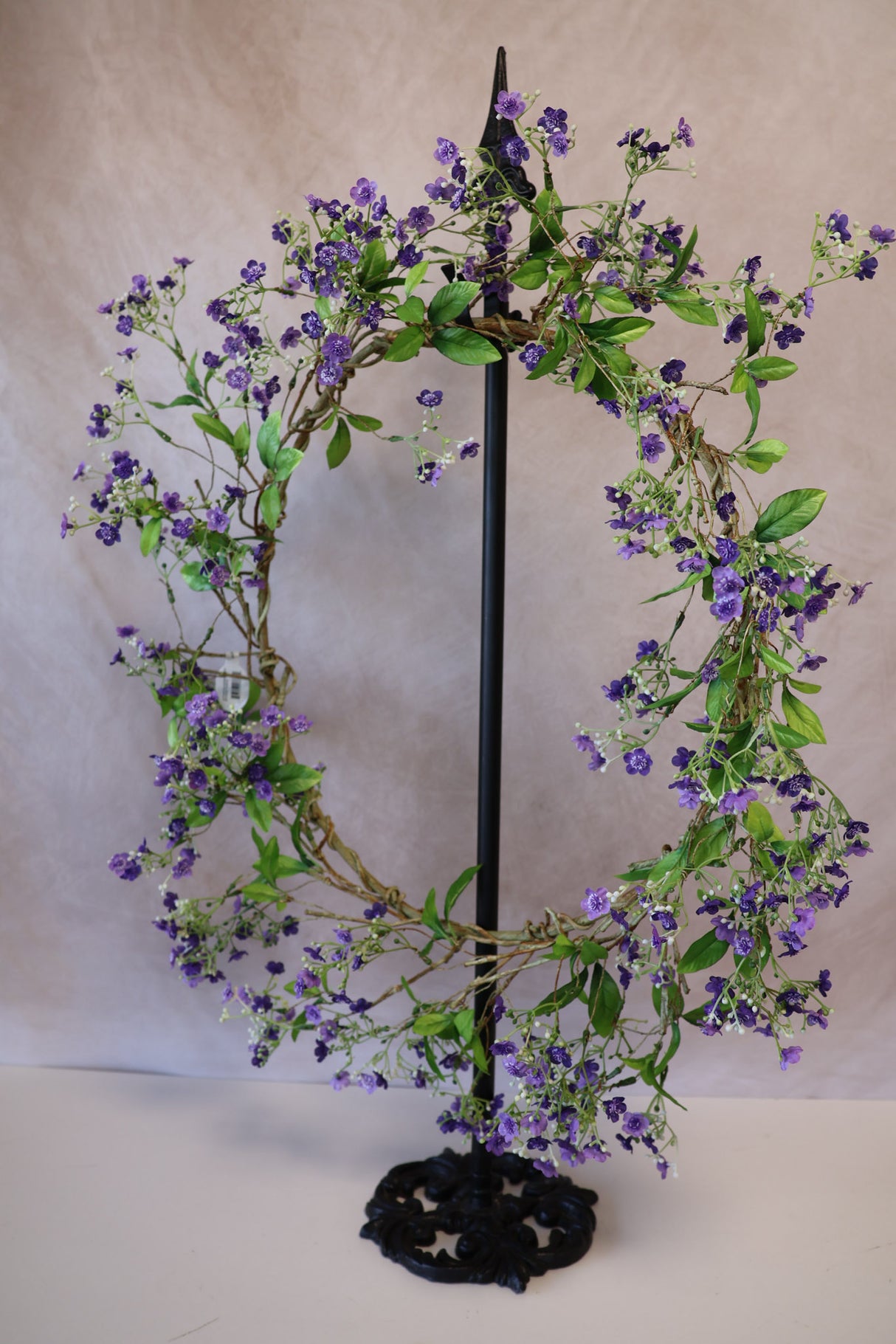 24" Purple Fairy Blossom Wreath