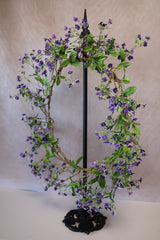 24" Purple Fairy Blossom Wreath