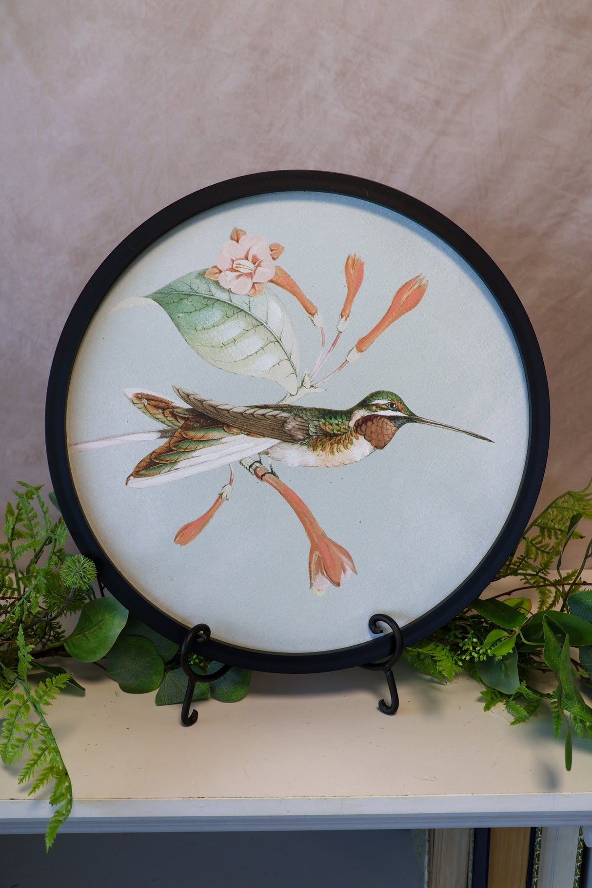 Round Hummingbird Print - 2 Styles