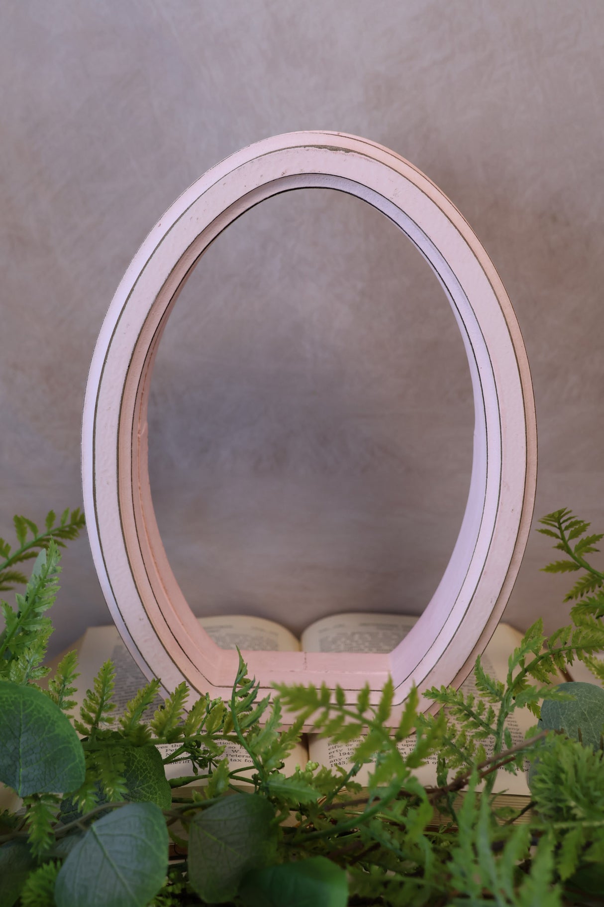 Pink Open Egg Frame