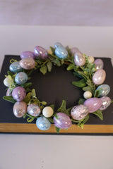 6" Vintage Chocolate Egg Candle Ring