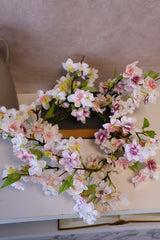 14" Blush Cherry Blossom Candle Ring