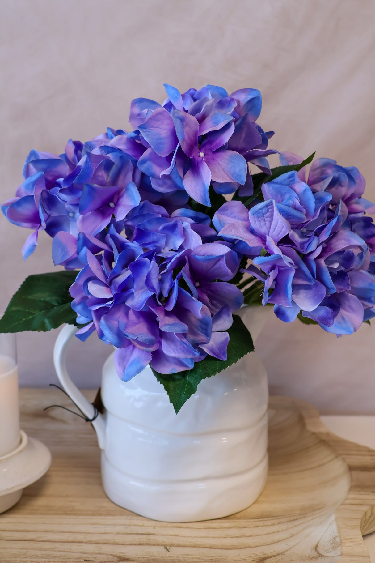 Blossom Purple Hydrangea Stem