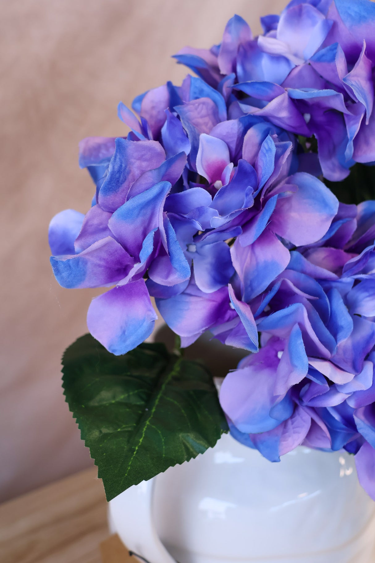 Blossom Purple Hydrangea Stem