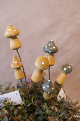 Small Mushroom Pick - 2 Colors