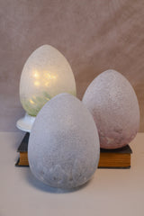 Glass Lighted Speckle Egg- 3 Colors