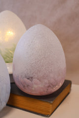 Glass Lighted Speckle Egg- 3 Colors