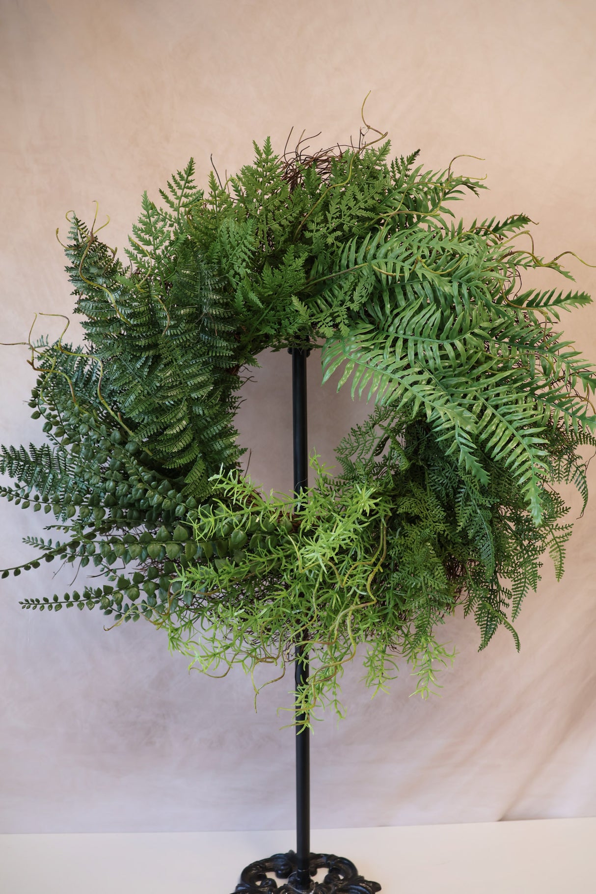 26" Julie Mixed Fern Wreath