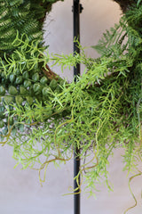 26" Julie Mixed Fern Wreath