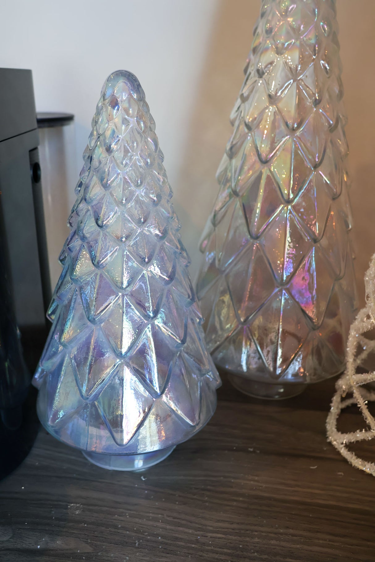 Faceted Clear Luster Tree - 3 Sizes