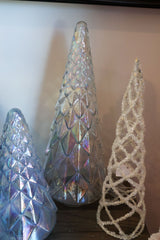 Faceted Clear Luster Tree - 3 Sizes