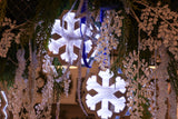 68" Infinity Light Snowflake Garland