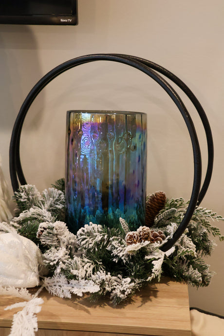 Snow Dusted Pine Candle Ring