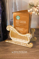 Resin Gingerbread Sled