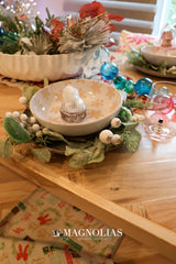 6" Stoneware Snowflakes Bowl