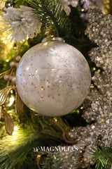 Etched Glitter Snowflake Ornament