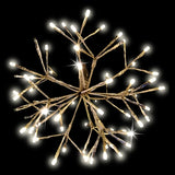 Outdoor 12" Matte Gold Shimmering Starburst